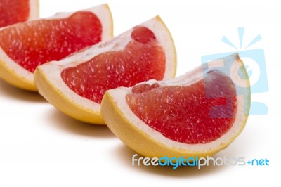 Fresh And Healthy Grapefruit Stock Photo