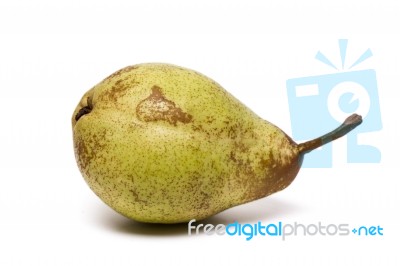 Fresh And Healthy Rock Pear Stock Photo