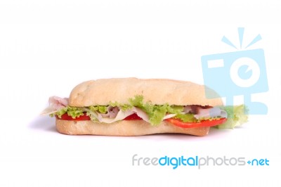 Fresh And Tasty Sandwich Stock Photo