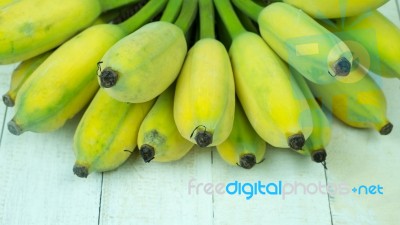 Fresh Bananas Stock Photo