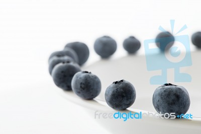 Fresh Blueberries Closeup Stock Photo