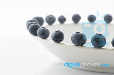 Fresh Blueberries Closeup Stock Photo