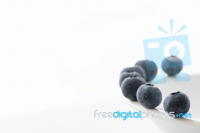 Fresh Blueberries Closeup Stock Photo