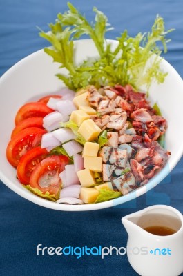 Fresh Caesar Salad Stock Photo