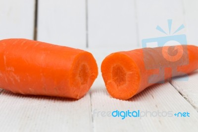 Fresh Carrot Vegetable Sliced Stock Photo