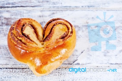 Fresh Cinamon Roll Stock Photo