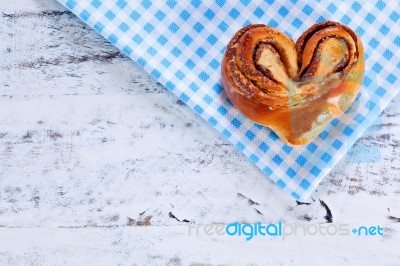 Fresh Cinamon Roll Stock Photo