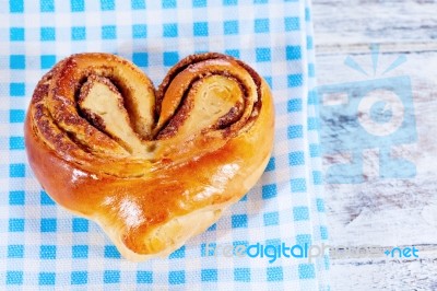 Fresh Cinamon Roll Stock Photo