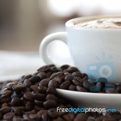 Fresh Coffee Stock Photo