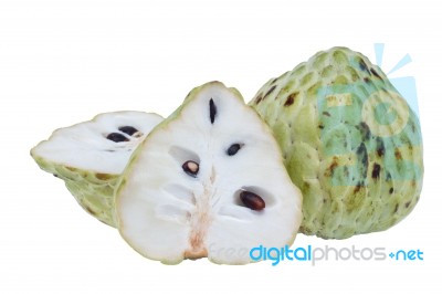 Fresh Custard Apple Stock Photo