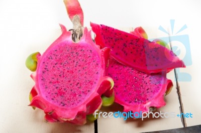 Fresh Dragon Fruit Stock Photo