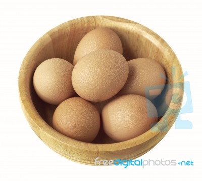 Fresh Eggs Stock Photo