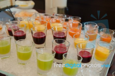 Fresh Fruit Juice Stock Photo