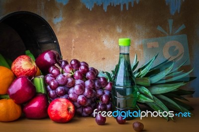 Fresh Fruits For Good Health Stock Photo