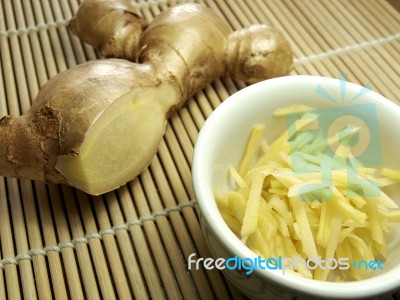 Fresh Ginger Stock Photo