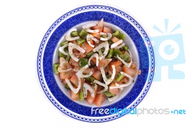 Fresh Made Salad Stock Photo