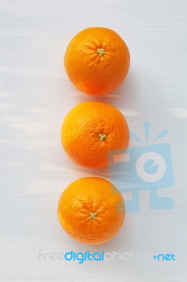 Fresh Orange Citrus Fruit Isolated Stock Photo