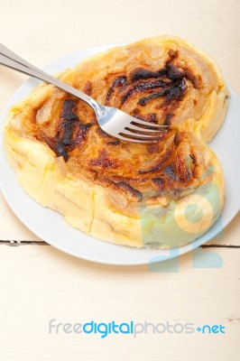 Fresh Pears Pie Stock Photo