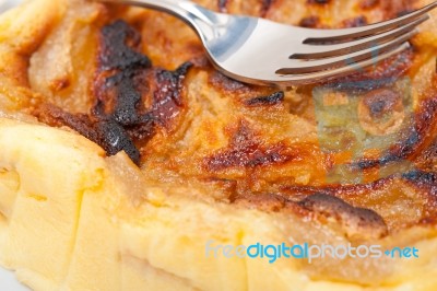 Fresh Pears Pie Stock Photo