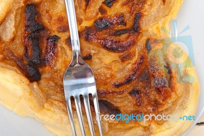 Fresh Pears Pie Stock Photo