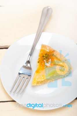 Fresh Pears Pie Dessert Cake Stock Photo