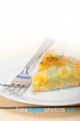 Fresh Pears Pie Dessert Cake Stock Photo