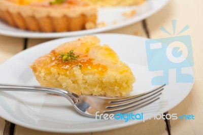 Fresh Pears Pie Dessert Cake Stock Photo