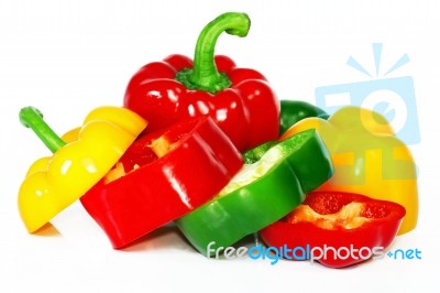 Fresh Peppers Stock Photo