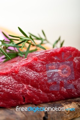 Fresh Raw Beef Cut Ready To Cook Stock Photo