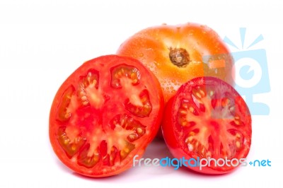 Fresh Red Tomato Stock Photo