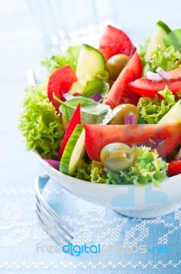 Fresh Salad Stock Photo