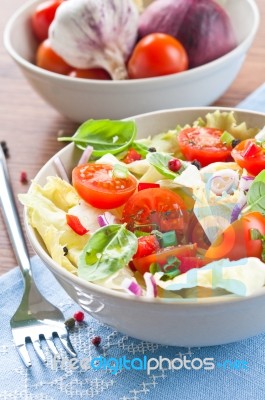 Fresh Salad Stock Photo