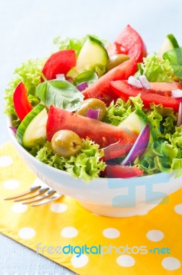 Fresh Salad Stock Photo