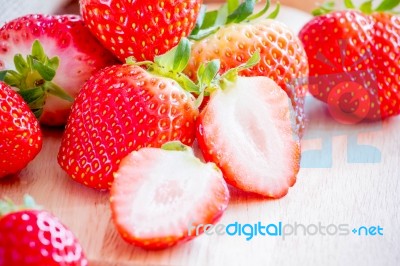 Fresh Strawberries Stock Photo