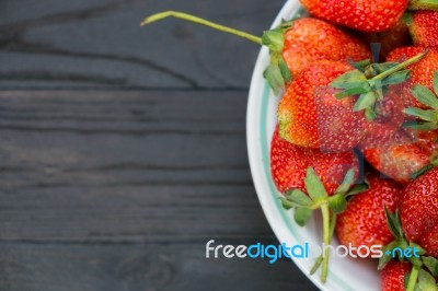 Fresh Strawberries Stock Photo