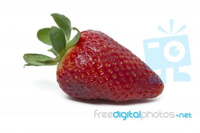 Fresh Strawberry Fruit Stock Photo