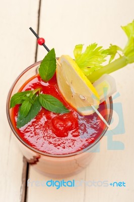 Fresh Tomato Juice Stock Photo