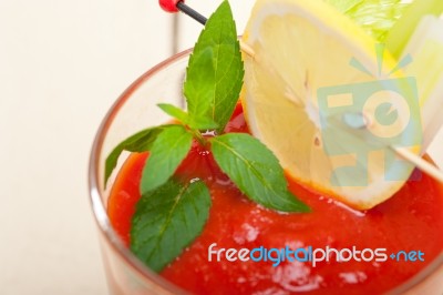 Fresh Tomato Juice Stock Photo