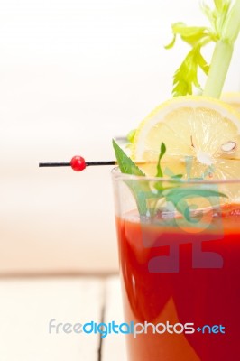 Fresh Tomato Juice Stock Photo