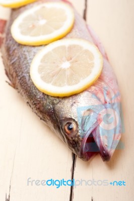 Fresh Whole Raw Fish Stock Photo