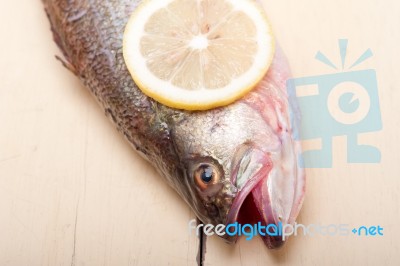 Fresh Whole Raw Fish Stock Photo