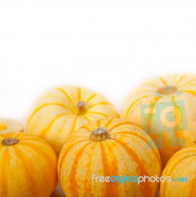 Fresh Yellow Pumpkin Stock Photo