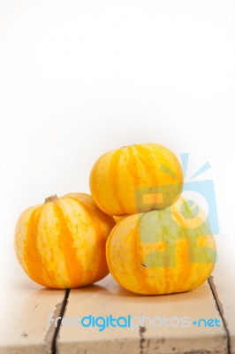 Fresh Yellow Pumpkin Stock Photo