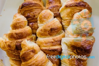 Freshly Baked Homemade On The Market.  Stock Photo