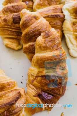 Freshly Baked Homemade On The Market.  Stock Photo