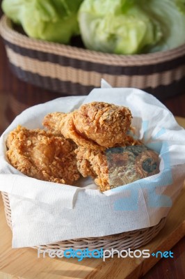 Fried Chicken Stock Photo