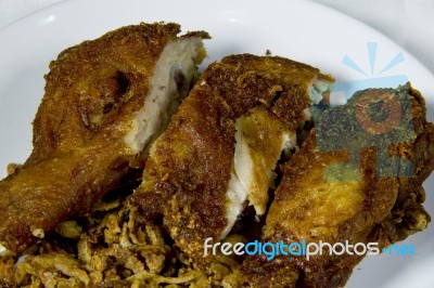 Fried Chicken Stock Photo