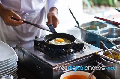 Fried Egg Stock Photo