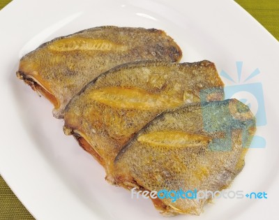 Fried Fish Stock Photo