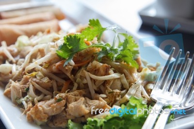 Fried Noodle Stock Photo